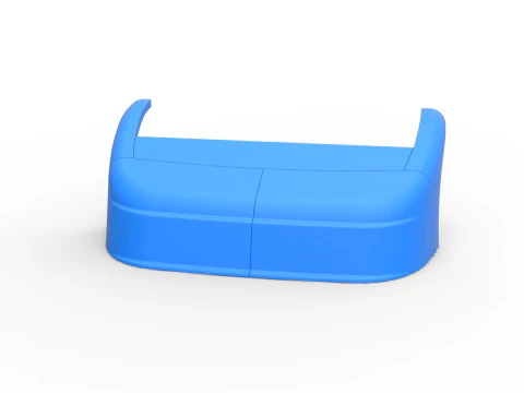 Nose of New Zealand Super Saloon race car Scale 1 to 25 3D Print Model