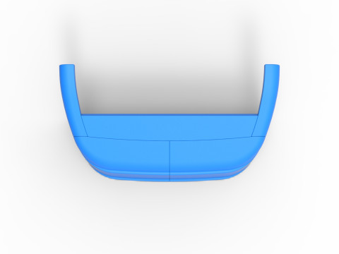 Nose of New Zealand Super Saloon race car Scale 1 to 25 3Dプリントモデル