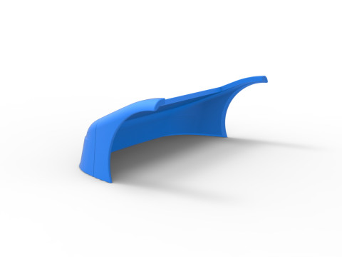 Nose of New Zealand Super Saloon race car Scale 1 to 25 3Dプリントモデル