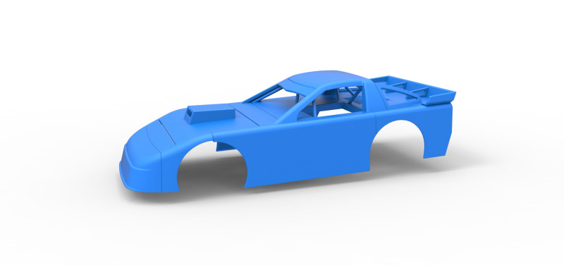 Shell of New Zealand Super Saloon race car Scale 1 to 25 3D 打印模型 .c4d .max .obj .3ds .fbx .stl .blend 