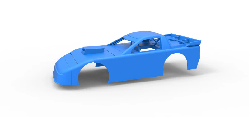 Shell of New Zealand Super Saloon race car Scale 1 to 25 3D Print Model .c4d .max .obj .3ds .fbx .stl .blend 