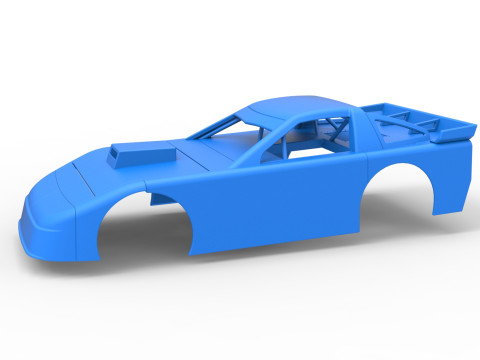 Shell of New Zealand Super Saloon race car Scale 1 to 25 3D Print Model