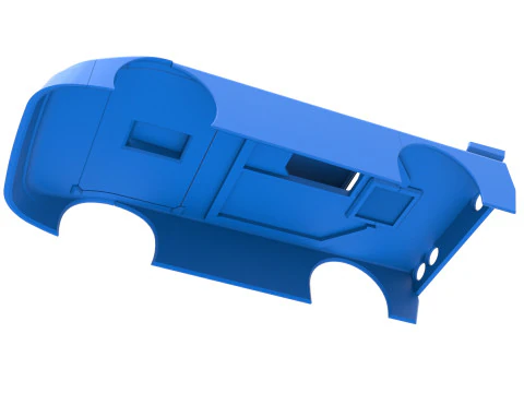 Shell of New Zealand Super Saloon race car Scale 1 to 25 3D Print Model
