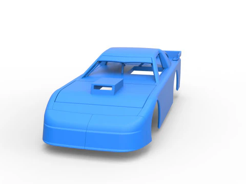 Shell of New Zealand Super Saloon race car Scale 1 to 25 3D Print Model