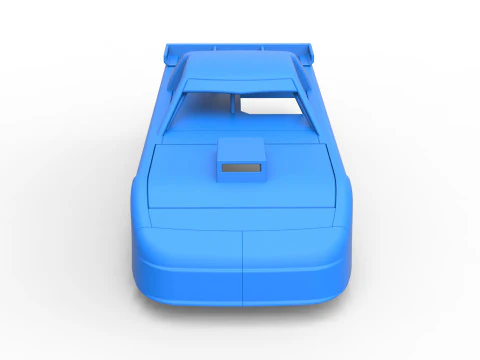 Shell of New Zealand Super Saloon race car Scale 1 to 25 3D Print Model