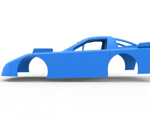 Shell of New Zealand Super Saloon race car Scale 1 to 25 3D Print Model