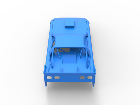 Shell of New Zealand Super Saloon race car Scale 1 to 25 3D 打印模型