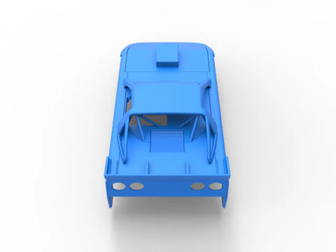 Shell of New Zealand Super Saloon race car Scale 1 to 25 3D Print Model