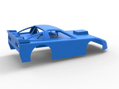 Shell of New Zealand Super Saloon race car Scale 1 to 25 3D Print Model