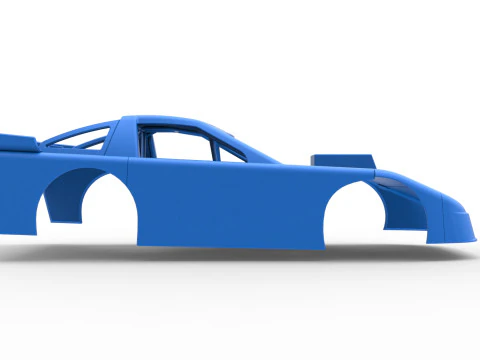 Shell of New Zealand Super Saloon race car Scale 1 to 25 3D Print Model