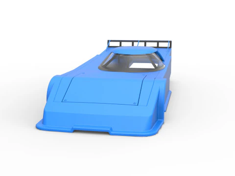 Shell of Asphalt Outlaw Super late model Scale 1 to 25 3D Print Model