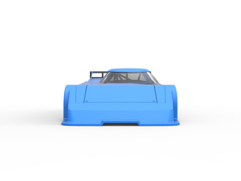 Shell of Asphalt Outlaw Super late model Scale 1 to 25 Modello di stampa 3D