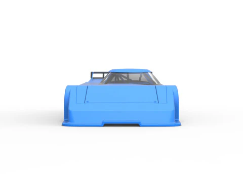 Shell of Asphalt Outlaw Super late model Scale 1 to 25 3D Print Model