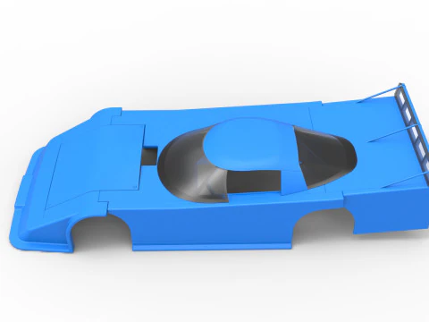 Shell of Asphalt Outlaw Super late model Scale 1 to 25 3D Print Model