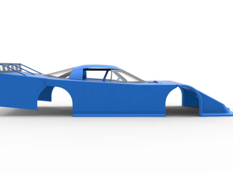 Shell of Asphalt Outlaw Super late model Scale 1 to 25 3D Print Model