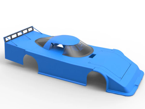 Shell of Asphalt Outlaw Super late model Scale 1 to 25 3D Print Model