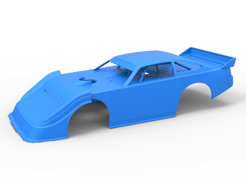 Shell of Australian Super Sedan Version 1 Scale 1 to 25 Modèles 3D en vedette