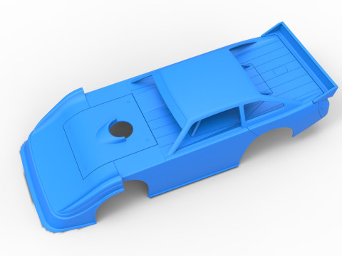 Shell of Australian Super Sedan Version 1 Scale 1 to 25 3D Print Model