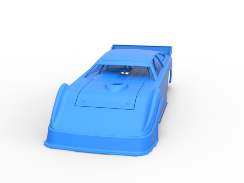 Shell of Australian Super Sedan Version 1 Scale 1 to 25 3D Print Model