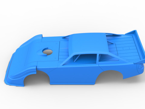 Shell of Australian Super Sedan Version 1 Scale 1 to 25 3D Print Model