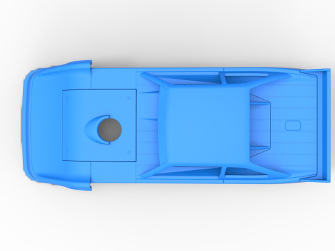 Shell of Australian Super Sedan Version 1 Scale 1 to 25 3D Print Model