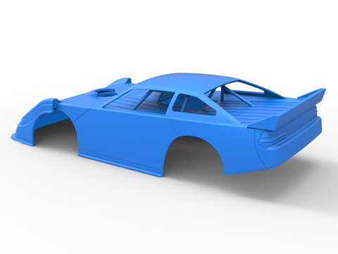 Shell of Australian Super Sedan Version 1 Scale 1 to 25 3D Print Model