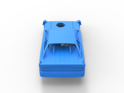 Shell of Australian Super Sedan Version 1 Scale 1 to 25 3D Print Model