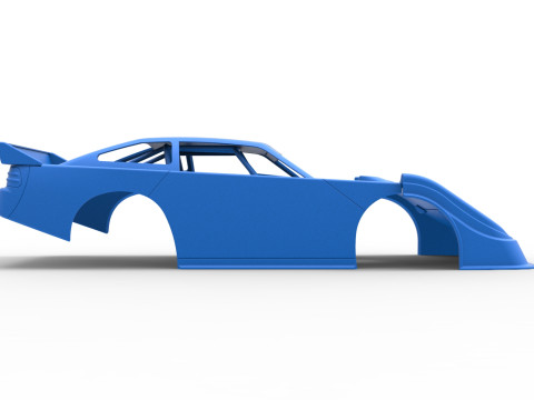 Shell of Australian Super Sedan Version 1 Scale 1 to 25 3D Print Model