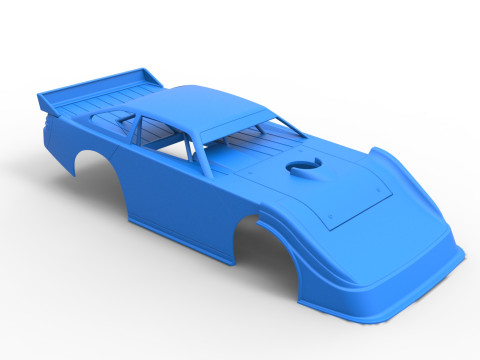 Shell of Australian Super Sedan Version 1 Scale 1 to 25 3D Print Model