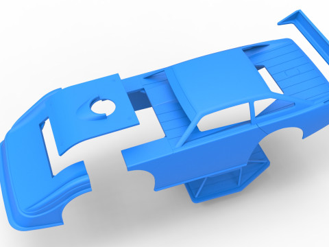 Shell of Australian Super Sedan Version 1 Scale 1 to 25 3D Print Model