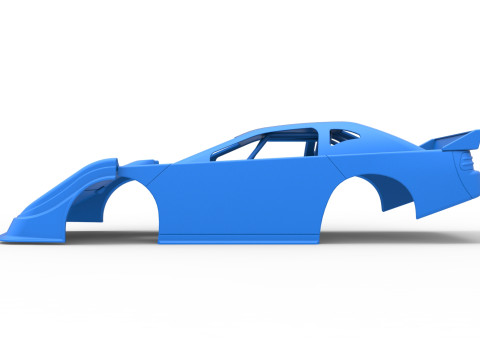 Shell of Australian Super Sedan Version 2 Scale 1 to 25 Model Cetak 3D