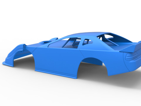 Shell of Australian Super Sedan Version 2 Scale 1 to 25 Model Cetak 3D