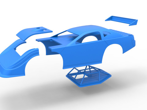 Shell of Australian Super Sedan Version 2 Scale 1 to 25 Model Cetak 3D