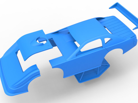 Shell of Australian Super Sedan Version 2 Scale 1 to 25 Model Cetak 3D
