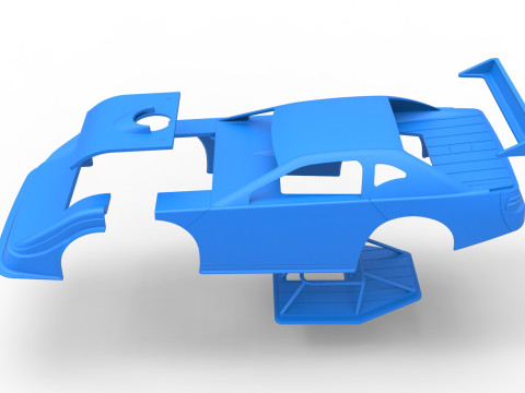 Shell of Australian Super Sedan Version 2 Scale 1 to 25 Model Cetak 3D