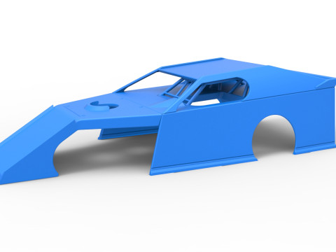 Shell of Dirt Modified stock car Scale 1 to 25 Modelo de impresión 3D