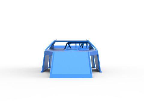 Shell of Dirt Modified stock car Scale 1 to 25 3D Druckmodell