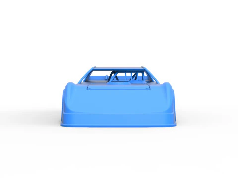 Shell of Dirt Modified Super stock car Scale 1 to 25 3D Print Model