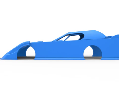 Shell of Dirt Modified Super stock car Scale 1 to 25 3D Print Model