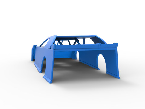 Shell of Dirt Modified Super stock car Scale 1 to 25 3D-Druckmodell