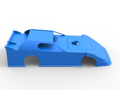 Shell of Dirt Modified Super stock car Scale 1 to 25 3D Print Model