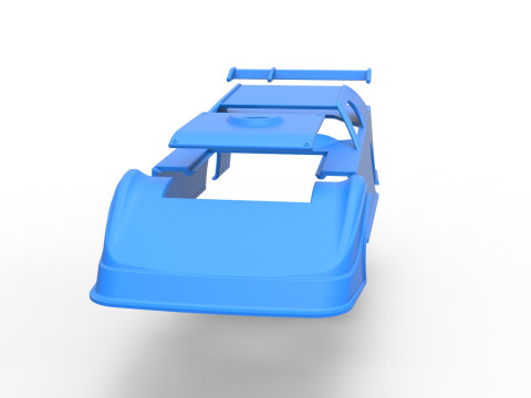 Shell of Dirt Modified Super stock car Scale 1 to 25 3D-Druckmodell