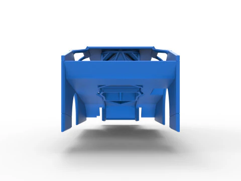 Shell of Northeast Dirt Modified stock car Scale 1 to 25 3D Print Model