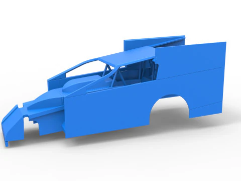 Shell of Northeast Outlaw Dirt Mobil stok modifikasi V1 Skala 1 hingga 25 Model Cetak 3D