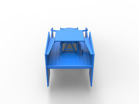 Shell of Northeast Outlaw Dirt Modified stock car V1 Scale 1 to 25 3D Принт Модель