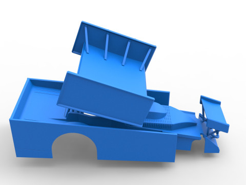 Shell of Northeast Outlaw Dirt Modified stock car V2 Scale 1 to 25 3D Print Model