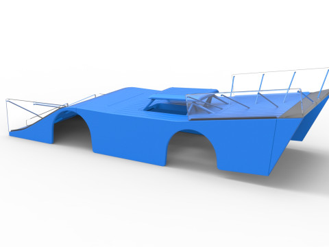 Shell of Vintage Outlaw dirt late model race car Scale 1 to 25 3D Print Model