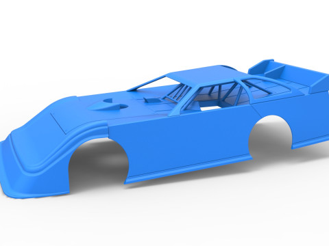 Shell of Super Dirt Late model Version 1 Scale 1 to 25 3D Print Model