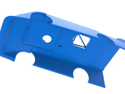 Shell of Super Dirt Late model Version 2 Scale 1 to 25 3D Print Model