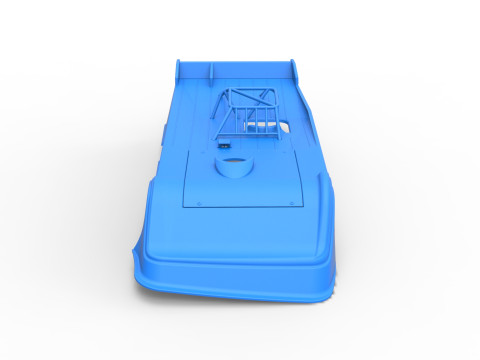 Shell of Super Dirt Late model Version 2 Scale 1 to 25 3D Print Model